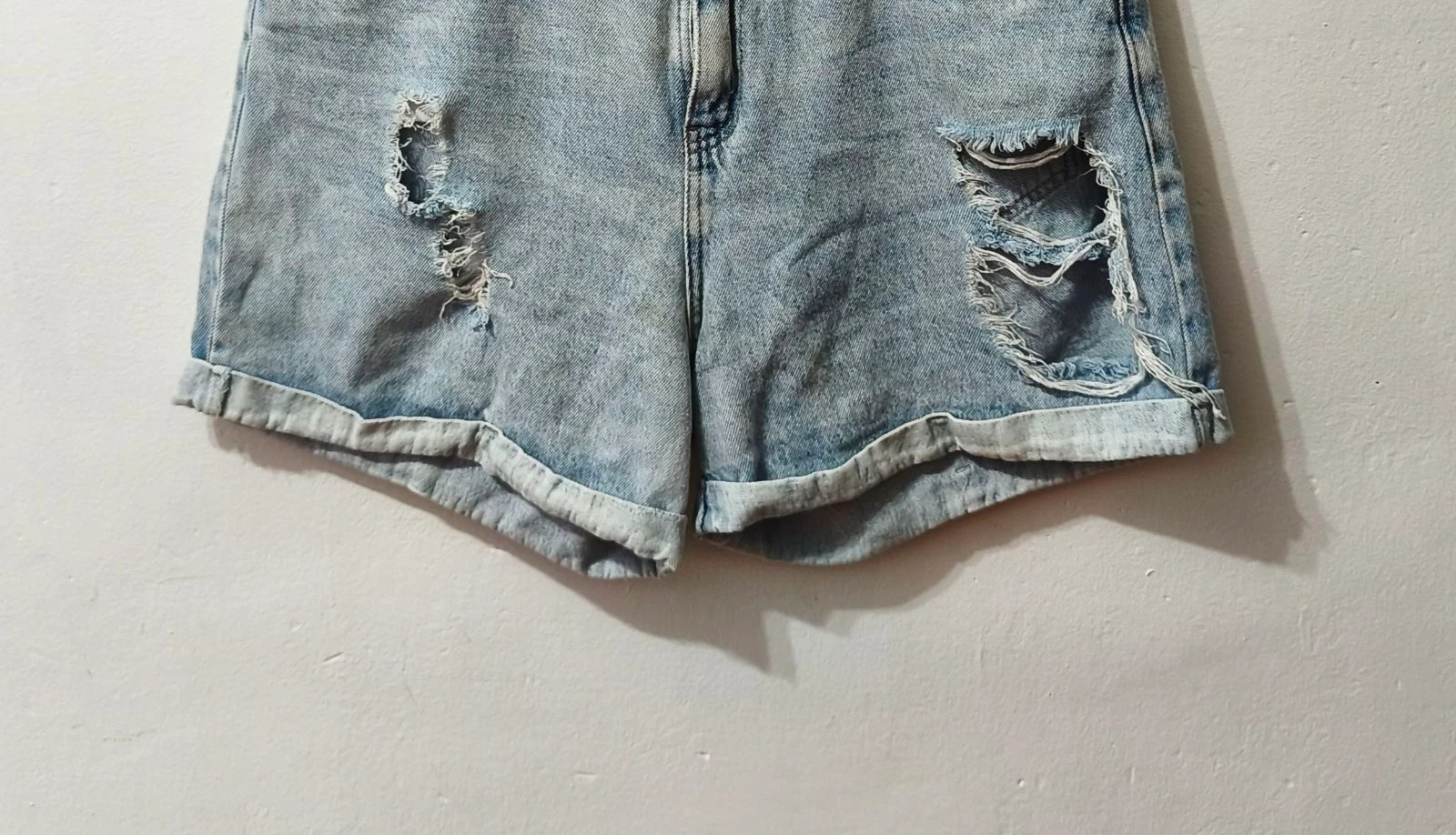 Korte lichtblauwe spijkerbroek Las Locas dames Maat 48 – photo 6